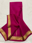 PINK SEMI SOFT SILK SAREE