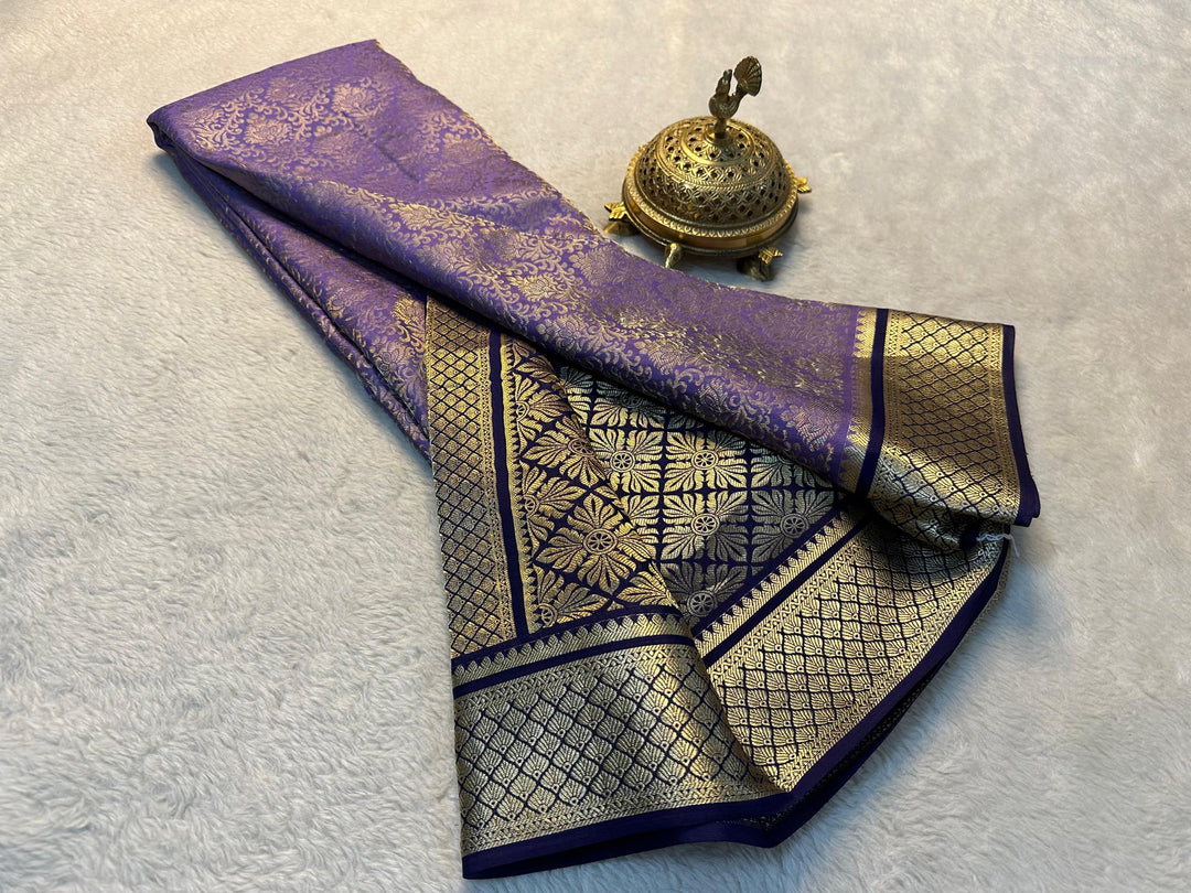Pure Brocade Mysore Silk sarees
