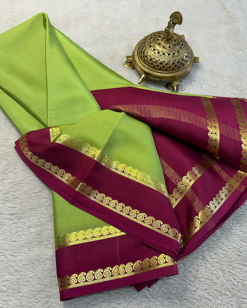 Pure Mysore silk saree