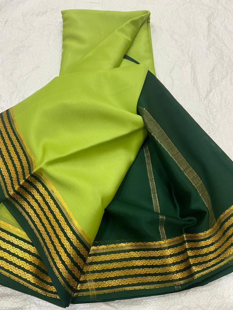 Pure Mysore silk saree