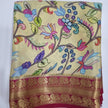 GORGEOUS Printed Mysore silk sarees in beautiful, kalamkari prints!