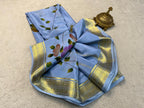 GORGEOUS Printed Mysore silk sarees in beautiful, kalamkari prints!