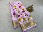 GORGEOUS Printed Mysore silk sarees in beautiful, kalamkari prints!