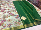 GORGEOUS Printed Mysore silk sarees in beautiful, kalamkari prints!