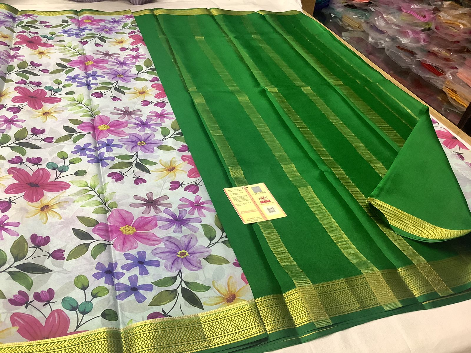 GORGEOUS Printed Mysore Silk Sarees In Beautiful, Kalamkari Prints!