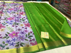 GORGEOUS Printed Mysore silk sarees in beautiful, kalamkari prints!