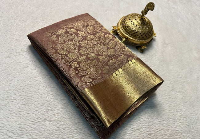 Pure Brocade Mysore Silk Sarees