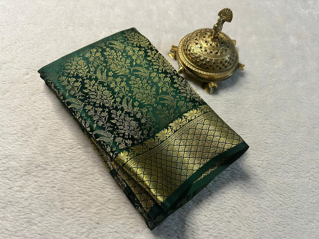 Pure Brocade Mysore Silk sarees