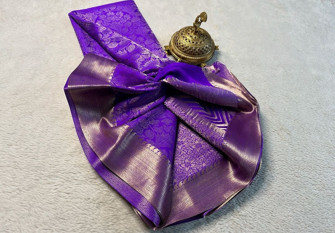 Pure Brocade Mysore Silk Sarees