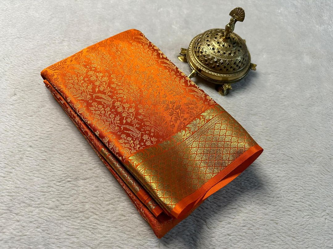 Pure Brocade Mysore Silk sarees