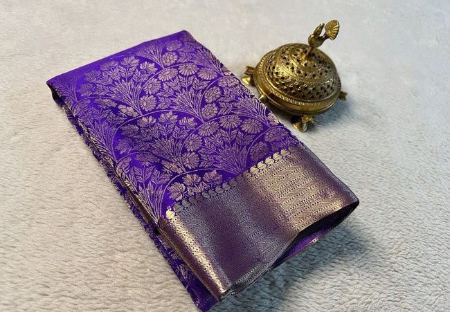 Pure Brocade Mysore Silk Sarees