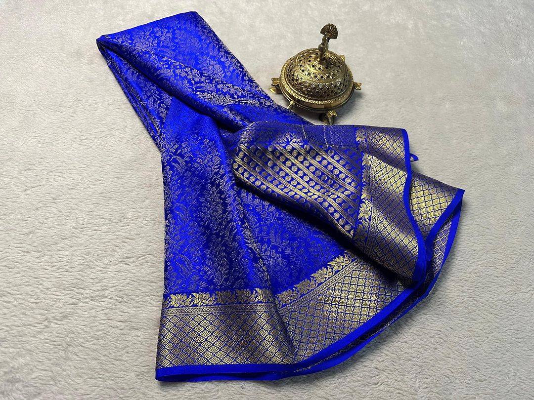 Pure Brocade Mysore Silk sarees