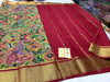 Exclusive pure crepe printed mysore silk sarees