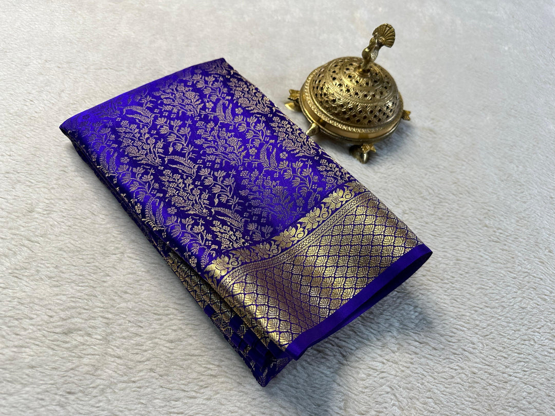 Beautiful Pure Brocade Mysore silk sarees