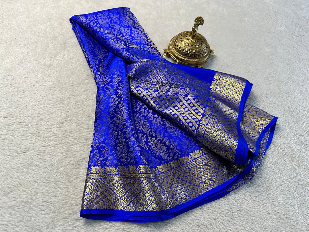 Beautiful Pure Brocade Mysore silk sarees