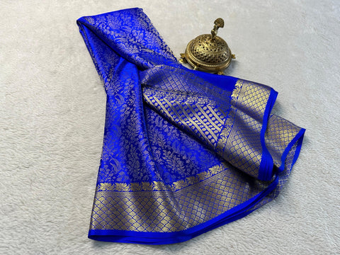 Statement Pure Silk Saree Brocade Elegance And Full Zari Craft
