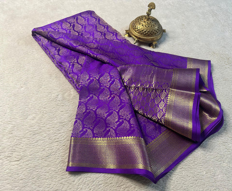 Beautiful Pure Brocade Mysore silk sarees