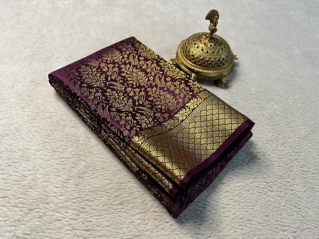 Beautiful Pure Brocade Mysore silk sarees
