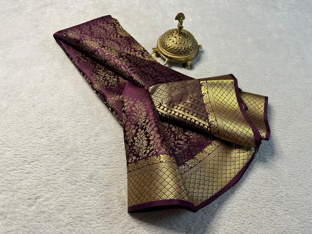 Beautiful Pure Brocade Mysore silk sarees