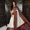 Designer Ikkat Digital Print Saree In Soft Silk With Traditional Weaving