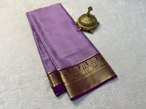 Beautiful Pure crepe Mysore silk sarees