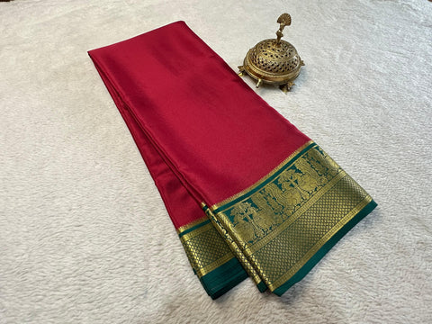 Beautiful Pure crepe Mysore silk sarees