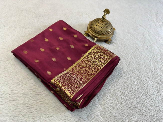 Beautiful Pure Brocade Mysore silk sarees
