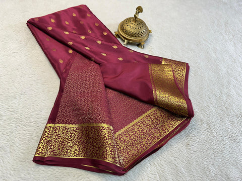Beautiful Pure Brocade Mysore silk sarees