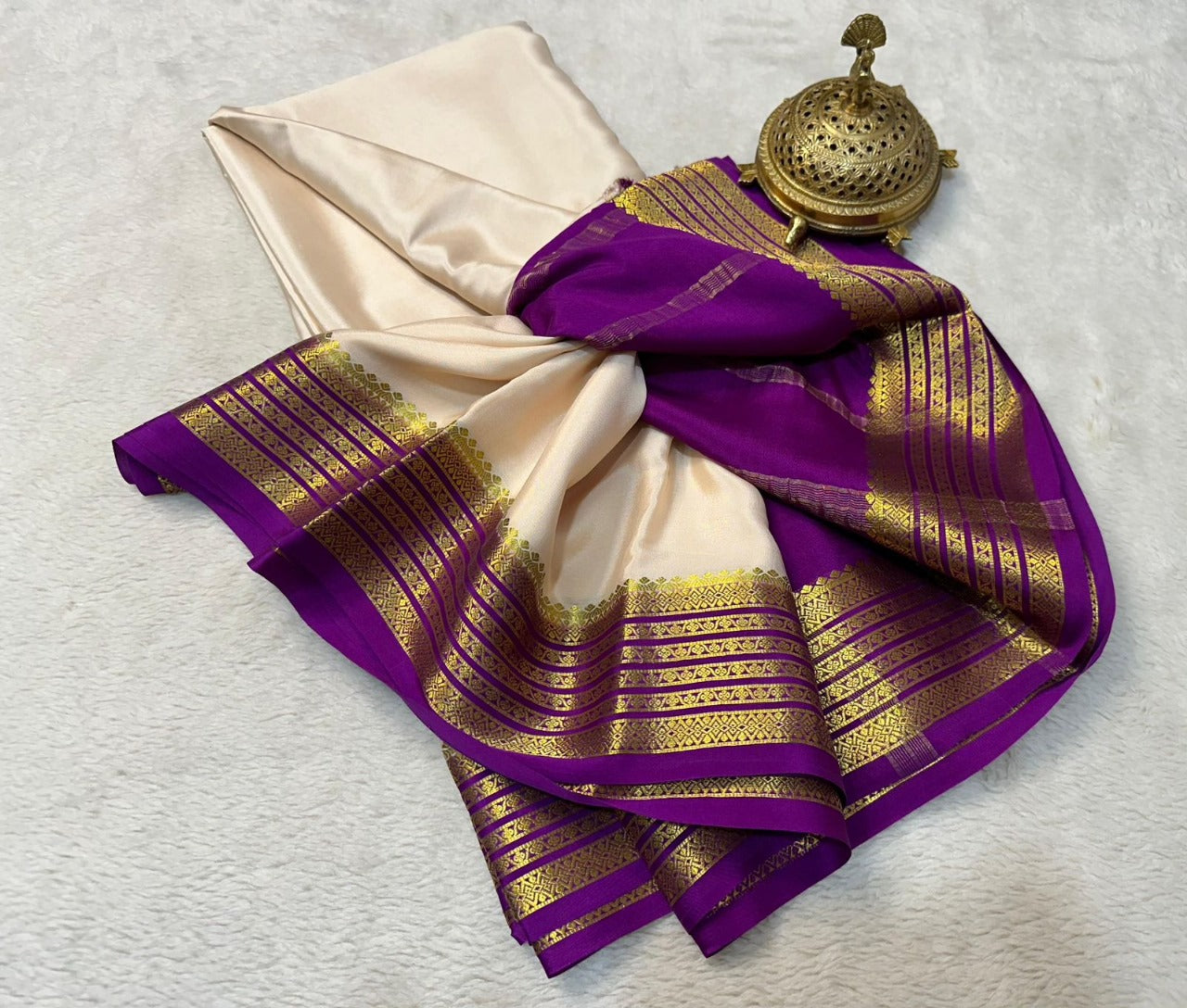 Pure Mysore silk saree