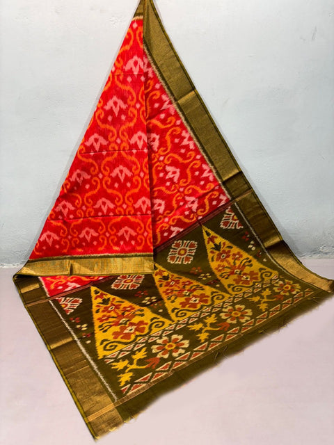 Silk That Speaks Heritage of Digital ikkat Silk Saree