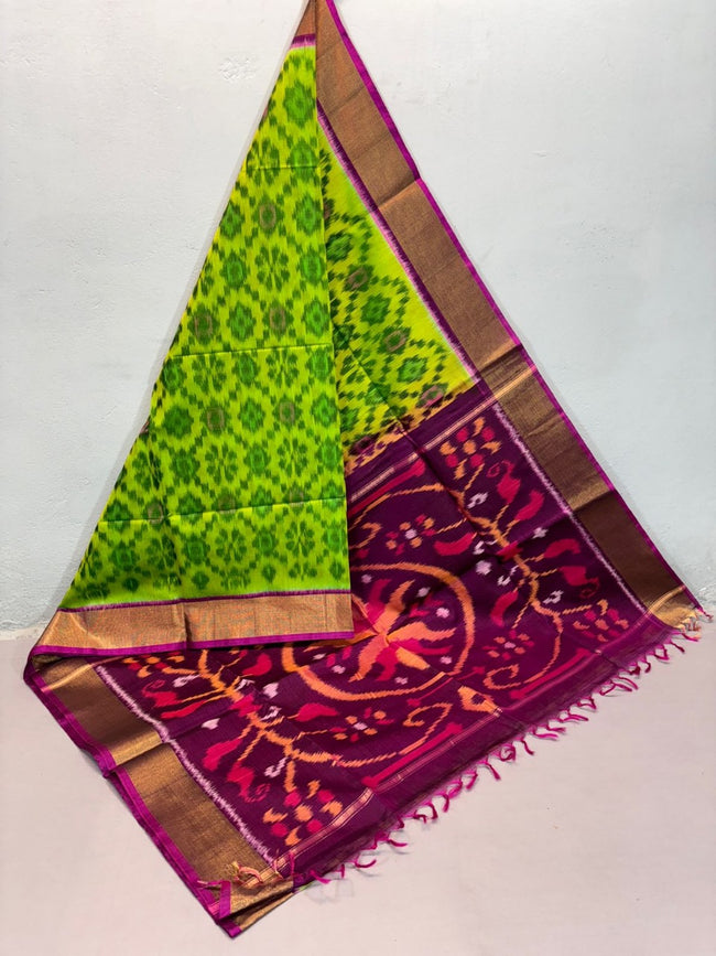 Tradition Never Looked So Classical with ikaat Silk Saree