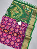 Make Your Statement in Ikkat Handloom silk Saree
