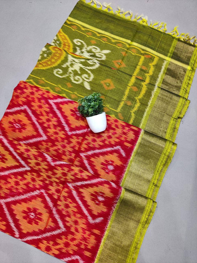 Classics Never Go Out of Style with Traditions if Ikkat Silk Saree