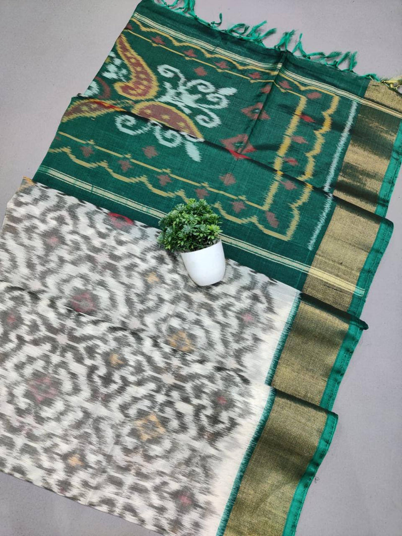 The Royal Touch of Ikkat Silk Saree