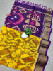 Slay in ikkat Silk Saree with stylish Zari Border