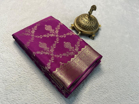 Timeless Threads of Tradition Pure crepe Mysore silk sarees