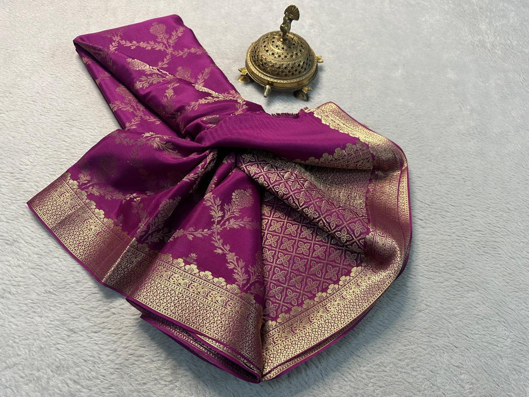 Timeless Threads of Tradition Pure crepe Mysore silk sarees