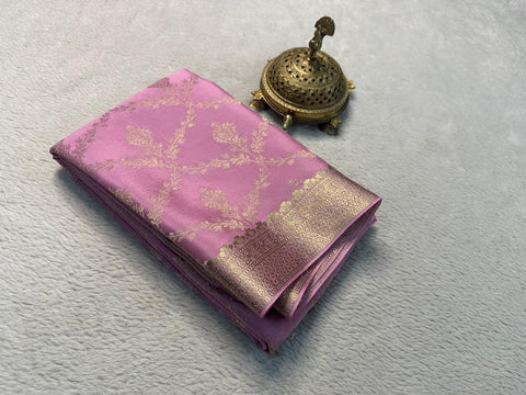 South Indian Mysore Silk Saree Soft Weave With Brocade Zari Work