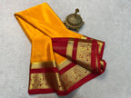 Traditional Multicolor Mysore Silk Saree Soft Texture, Rich Zari Border And Designer Blouse