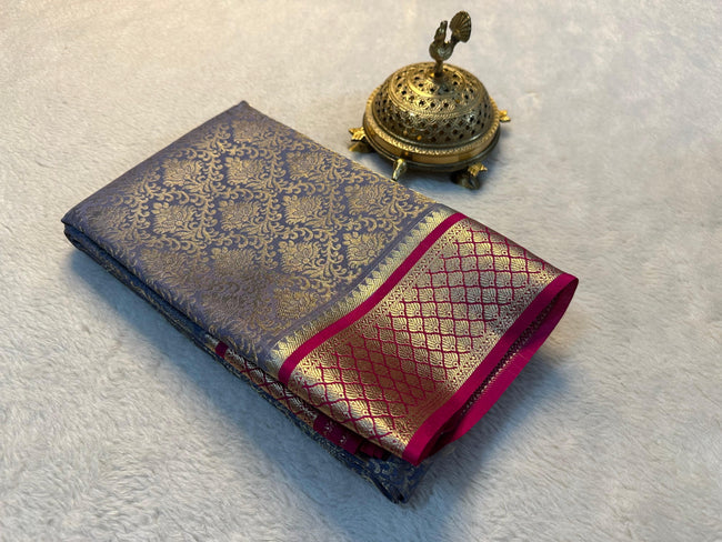 Pure Brocade Mysore Silk sarees