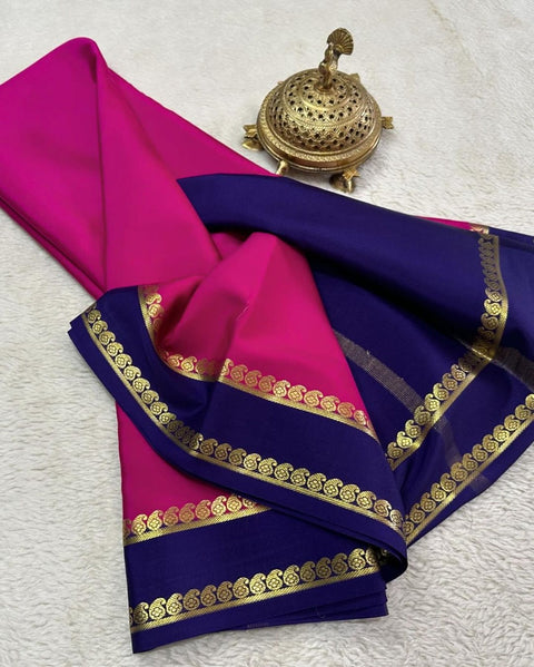 Pure Mysore silk saree