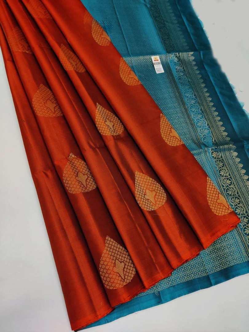 Gorgeous Lemon Premium Quality Woven Silk Saree For Festive Wear
