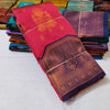 Graceful Red Kubera Pattu Zari Woven Soft Silk Saree With Blouse Material