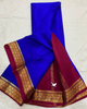 Zari Woven Mysore Silk Saree Red Plain Festive Wear With Stylish Blouse Piece