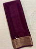 Occasion Wear Mysore Soft Silk Saree In Maroon With Blouse And Zari Weaving