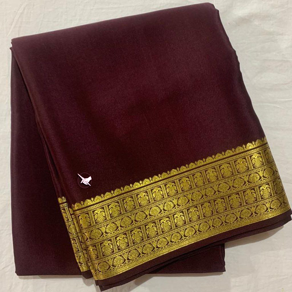Semi Mysore Silk Saree