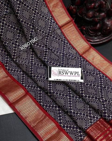 Stylish fancy Ikat print, vibrant colors, and intricate patterns.