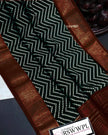 Designer Digital Ikat Assam Saree Soft Silk Fancy Pattu In Black