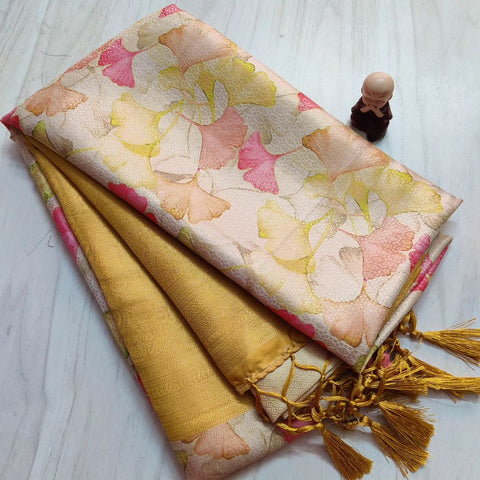 launching digital softy silk with rich border and exclusive digital print