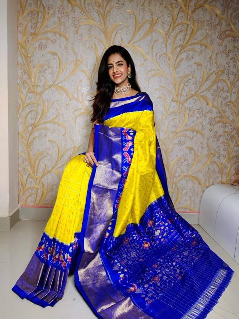 Printed handloom Soft Silk Saree